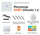 ZONT Climatic 1.2 Погодозависимый автоматический GSM / Wi-Fi регулятор (1 ГВС + 2 прямых/смесительных) с доставкой в Рубцовск